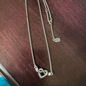 James Avery Heart knot necklace, 17 inches.